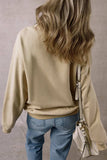 THANKFUL Round Neck Long Sleeve Sweatshirt - Trendsi - Flyclothing LLC