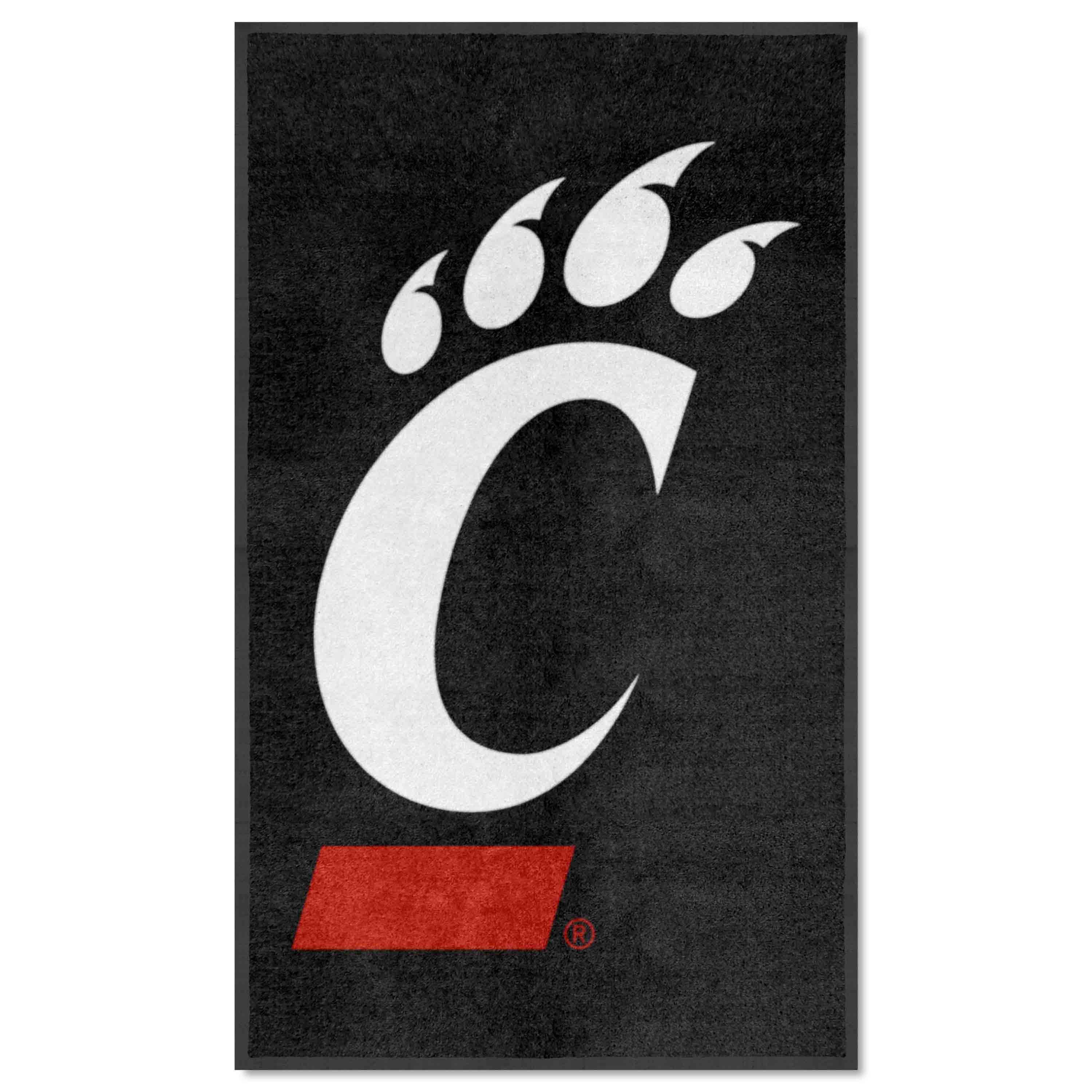Cincinnati 3X5 High-Traffic Mat with Durable Rubber Backing - Portrait Orientation - Cincinnati
