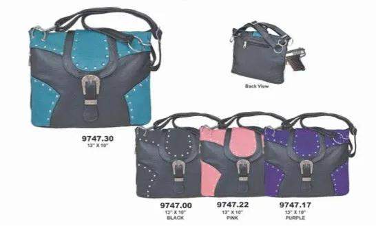 9747.50 - Ladies Concealed Carry Pocketbook - Unik Just for Bikers - Flyclothing LLC