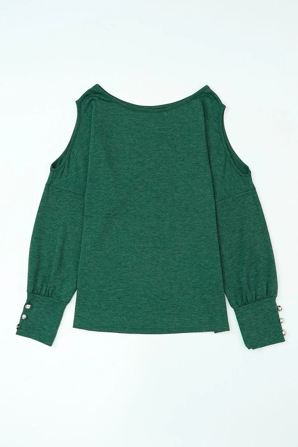 Cutout Round Neck Long Sleeve Top - Trendsi - Flyclothing LLC