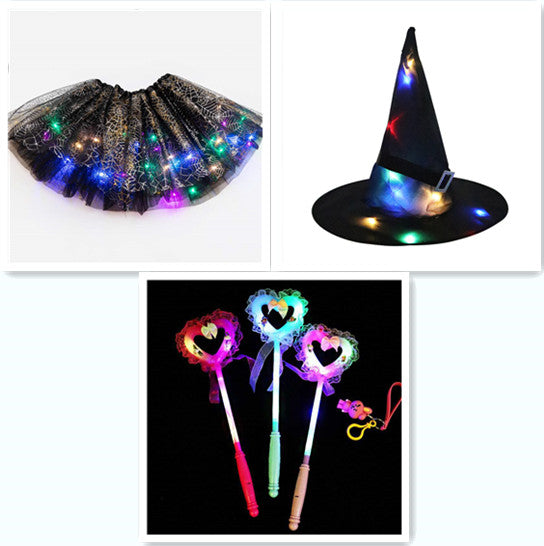 Magical & Luminous LED Princess Halloween Tutu Skirt Sequins Shiny Skirt - My Store - Flyclothing LLC