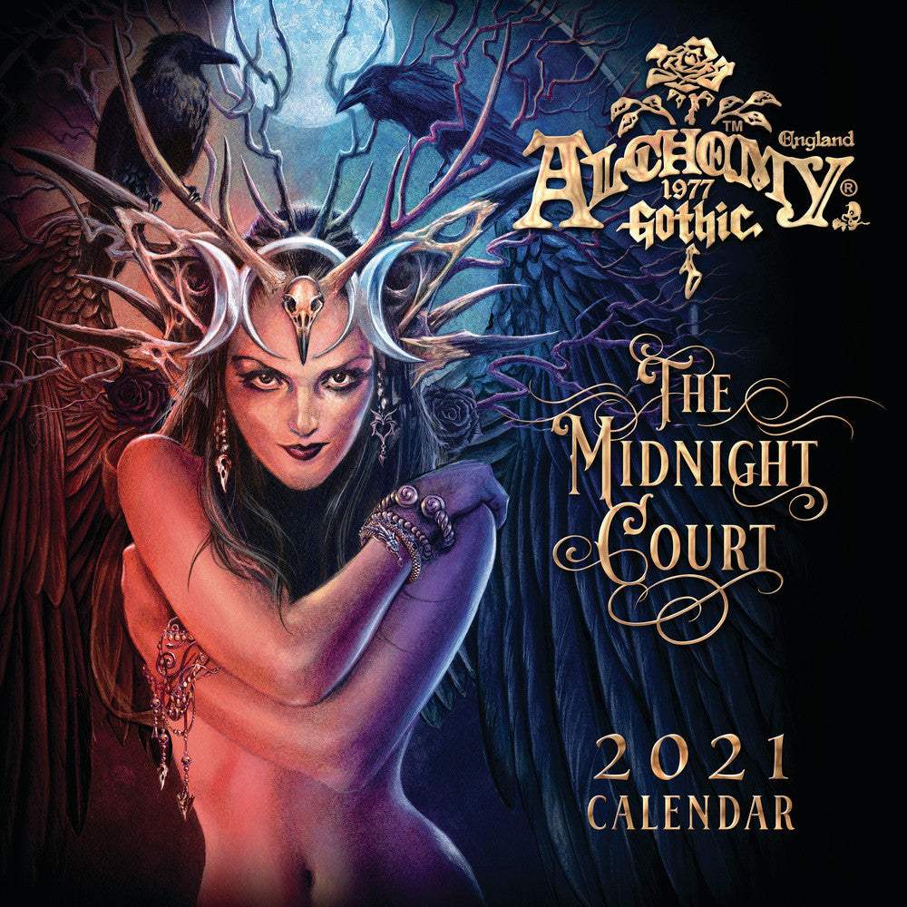 Alchemy Gothic 'The Midnight Court' 2021 Wall Calendar - Alchemy of England - Flyclothing LLC