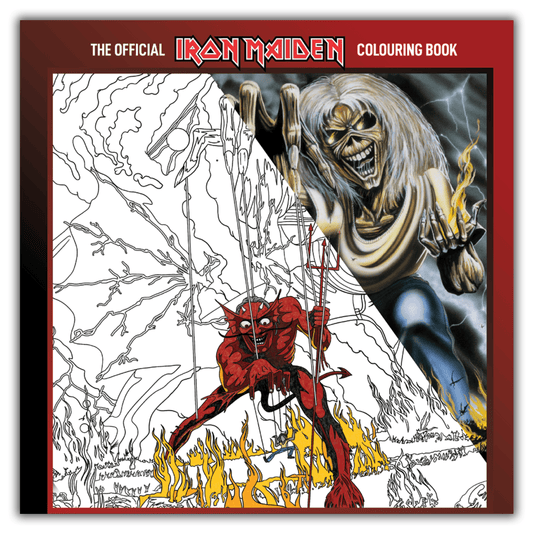 Iron Maiden Rock n Roll Colouring Books - Iron Maiden