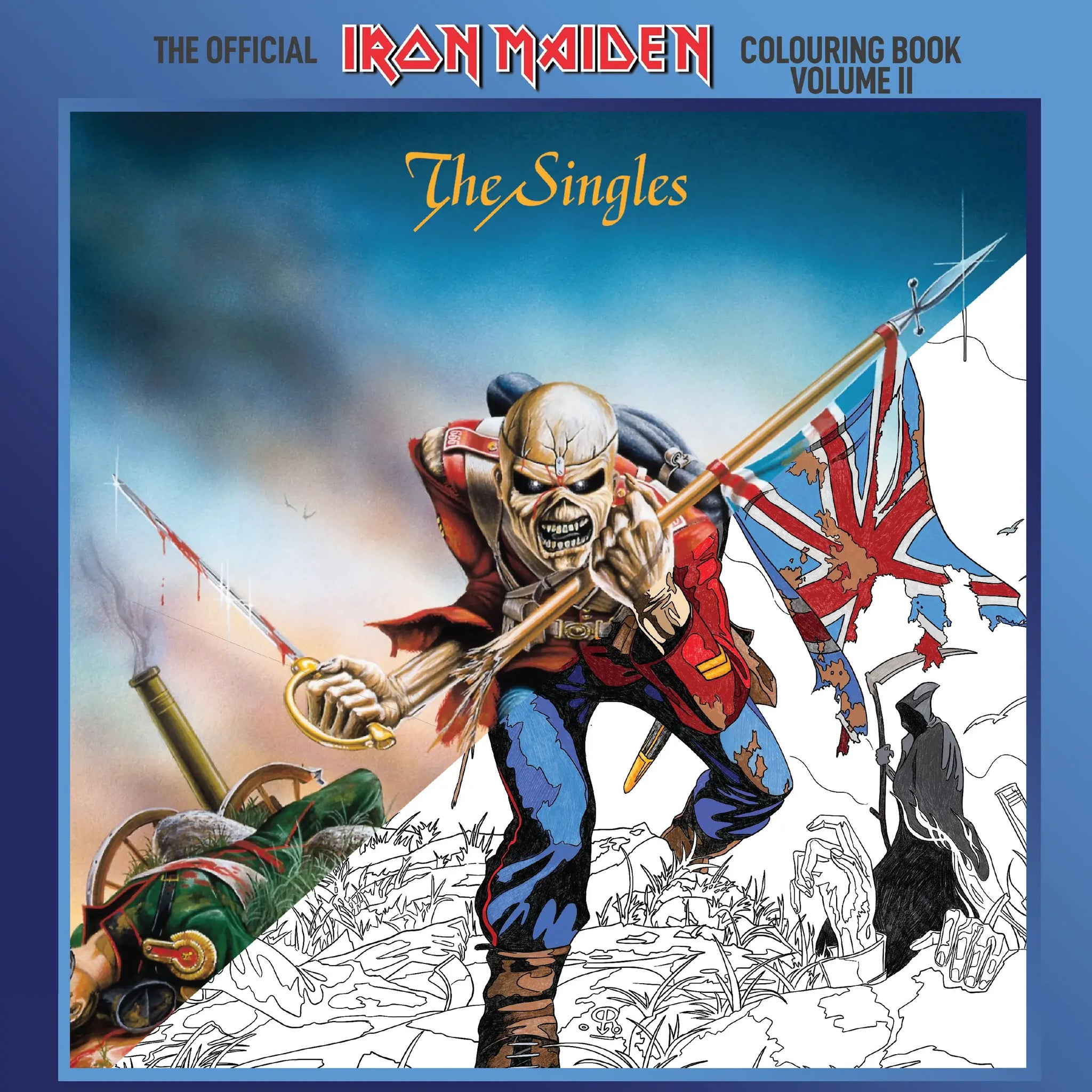Iron Maiden Vol 2 Rock n Roll Colouring Books - Iron Maiden Vol 2 - Flyclothing LLC