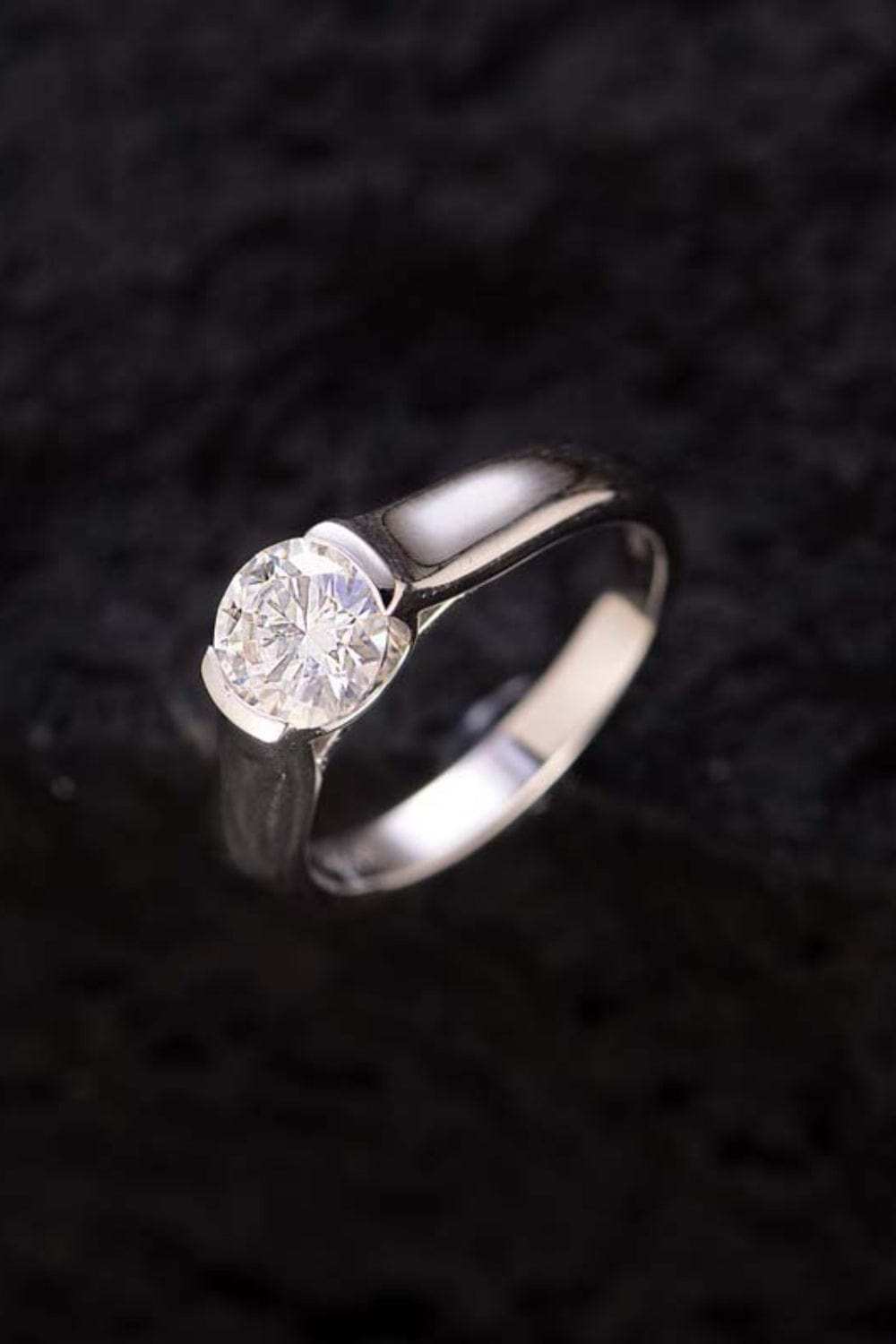 1.5 Carat Moissanite 925 Sterling Silver Ring - Trendsi - Flyclothing LLC