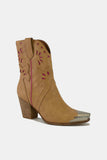 Beast Fashion Cut-Out Floral Embroidery Boots - Trendsi - Flyclothing LLC