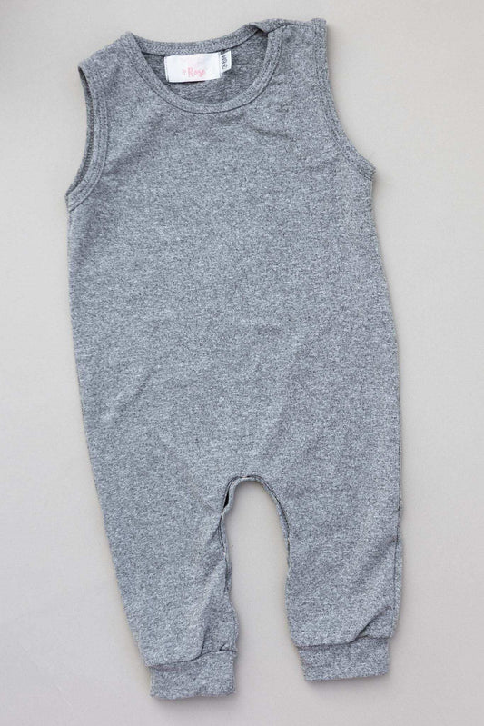 Heather Gray Tank One-Piece Jogger - Mila & Rose ® - Flyclothing LLC