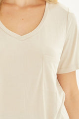 Love Tree V-Neck Short Sleeve T-Shirt - Trendsi
