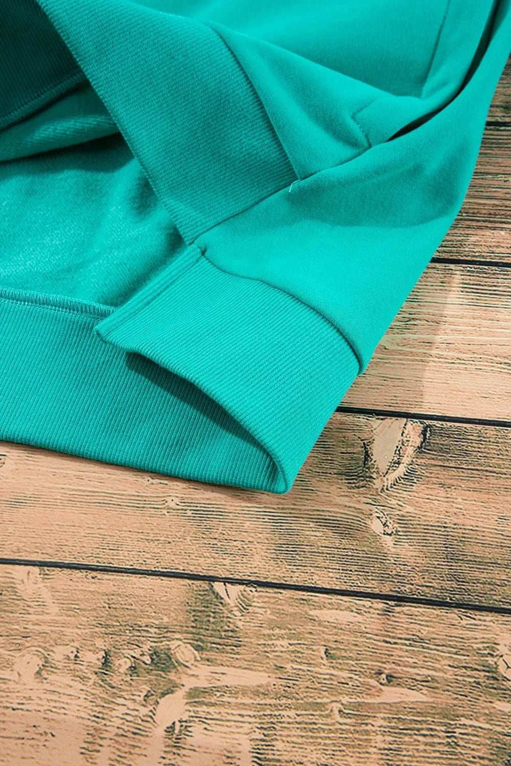 Round Neck Long Sleeve Sweatshirt - Trendsi - Flyclothing LLC