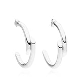 Chunky C-Hoop Earrings - Trendsi - Flyclothing LLC