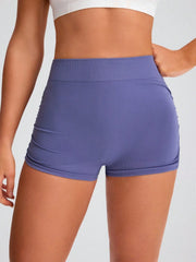 Elastic Waist Active Shorts - Trendsi