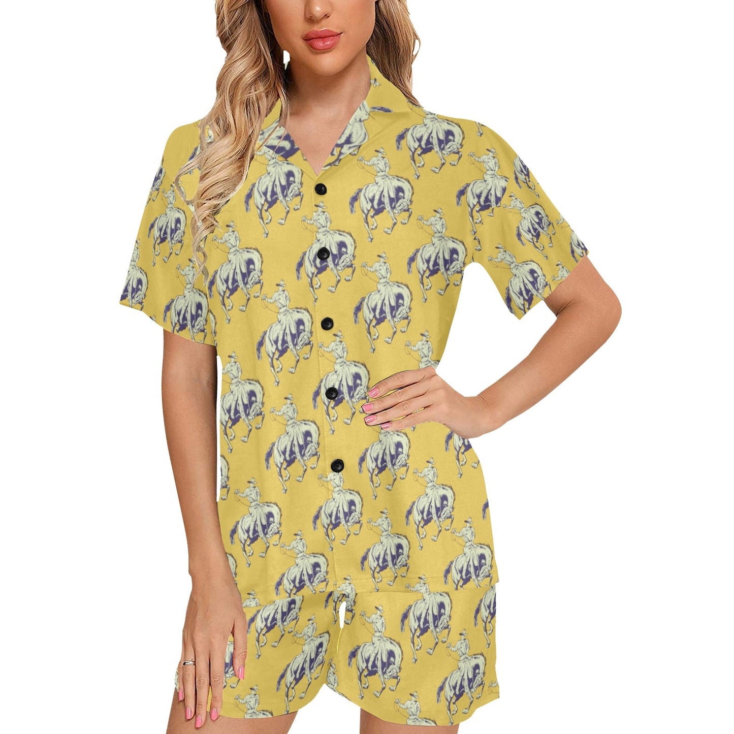 Baha Ranch Vintage Rodeo Women's Western Pajama Set