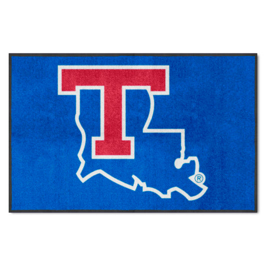 Louisiana Tech 4X6 High-Traffic Mat with Durable Rubber Backing - Landscape Orientation - Louisiana Tech