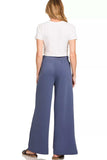 Zenana Scuba Collared Pullover and Pants Set - Trendsi - Flyclothing LLC