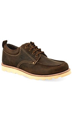 Old West Men's Genuine Leather Outdoor Boot Moc Toe Brown - Old West
