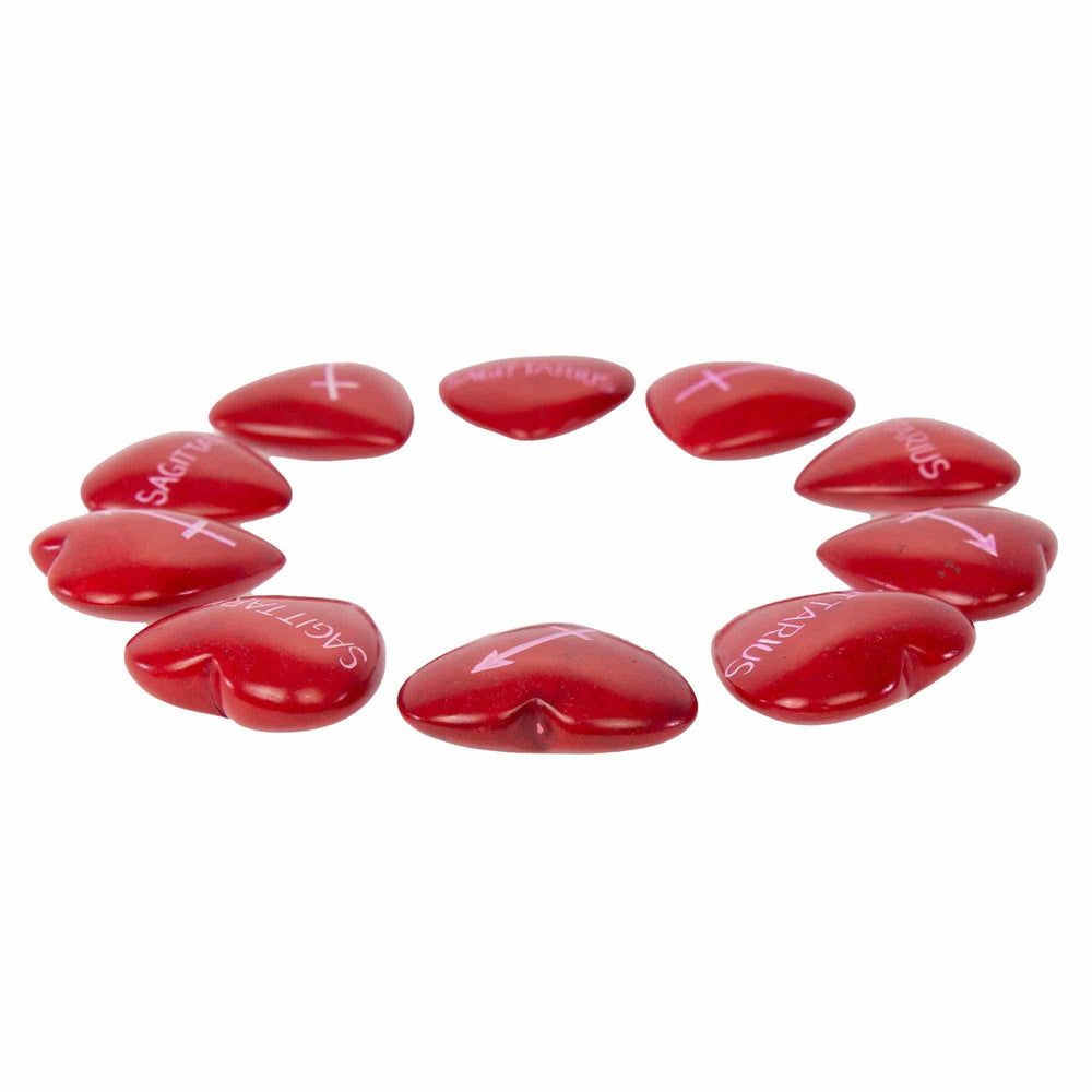 Zodiac Soapstone Hearts, Pack of 5: SAGITTARIUS - SMOLArt - Flyclothing LLC