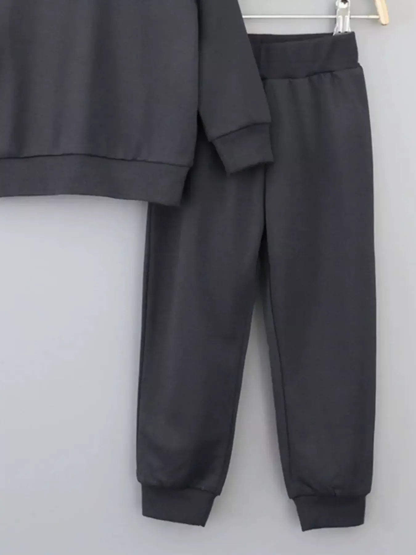 Children's Long Sleeve Hoodie and Pants Set - Trendsi - Flyclothing LLC