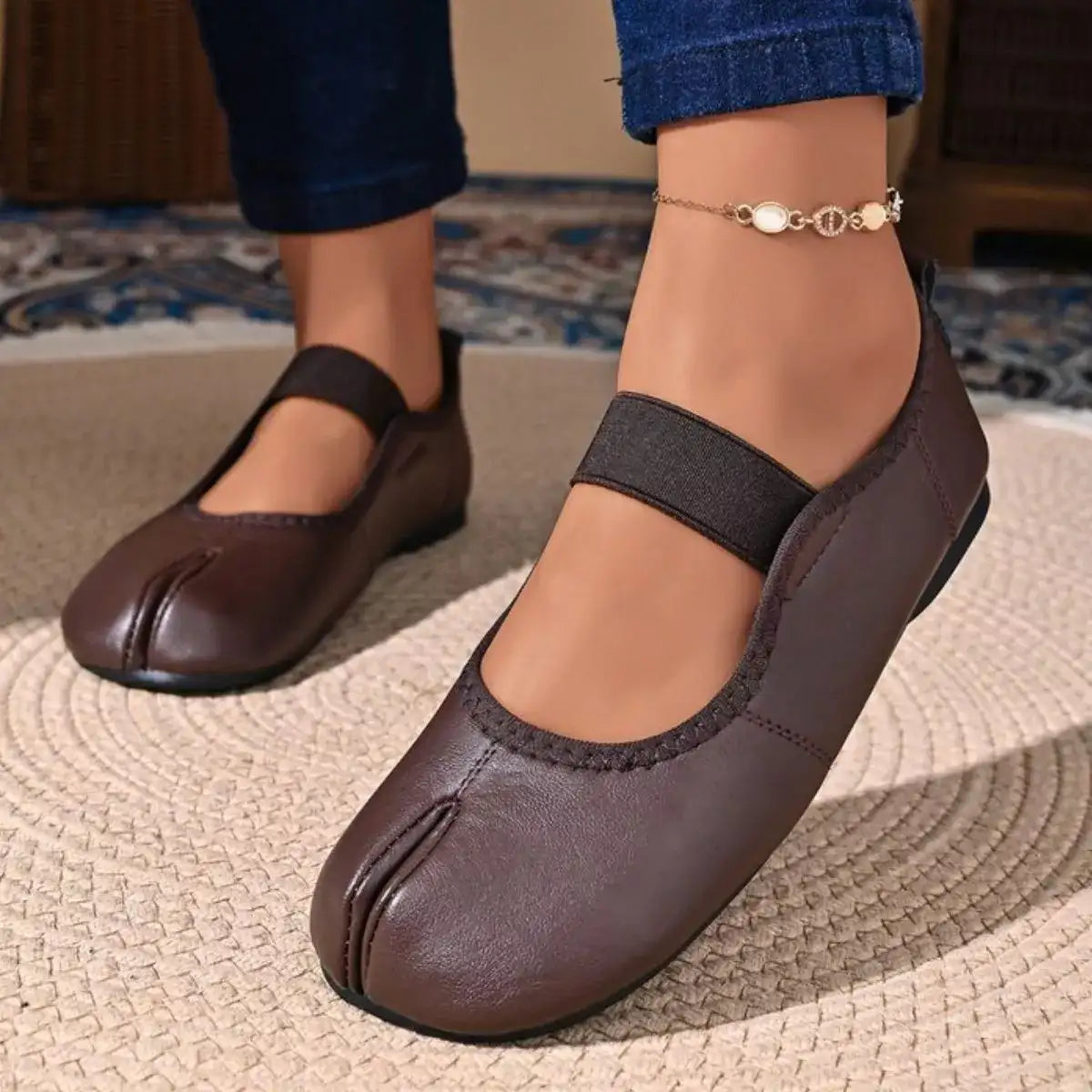 Split-Toe Slip-Ons - Trendsi - Flyclothing LLC