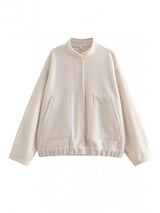 Full Size Snap Down Drop Shoulder Jacket - Trendsi - Flyclothing LLC