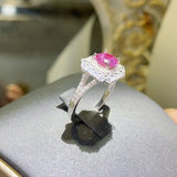 1 Carat Moissanite Zircon 925 Sterling Silver Ring - Trendsi