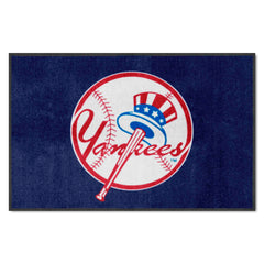 New York Yankees 4X6 High-Traffic Mat with Durable Rubber Backing - Landscape Orientation - New York Yankees