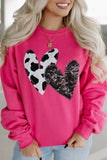 Heart Patch Long Sleeve Sweatshirt - Trendsi - Flyclothing LLC