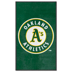 Oakland Athletics 3X5 High-Traffic Mat with Durable Rubber Backing - Portrait Orientation - Oakland Athletics