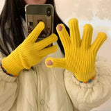 Lightweight Knitted Gloves - Trendsi - Flyclothing LLC