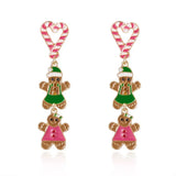 Christmas Gingerbread Drop Earrings - Trendsi - Flyclothing LLC