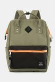 Himawari Contrast Waterproof Backpack Bag with Reinforced Edges - Trendsi