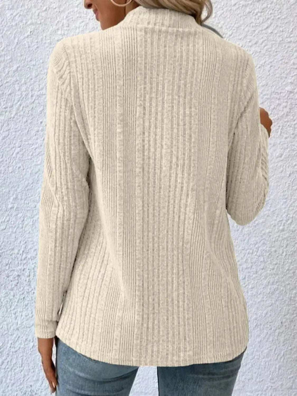 Open Front Long Sleeve Cardigan - Trendsi - Flyclothing LLC