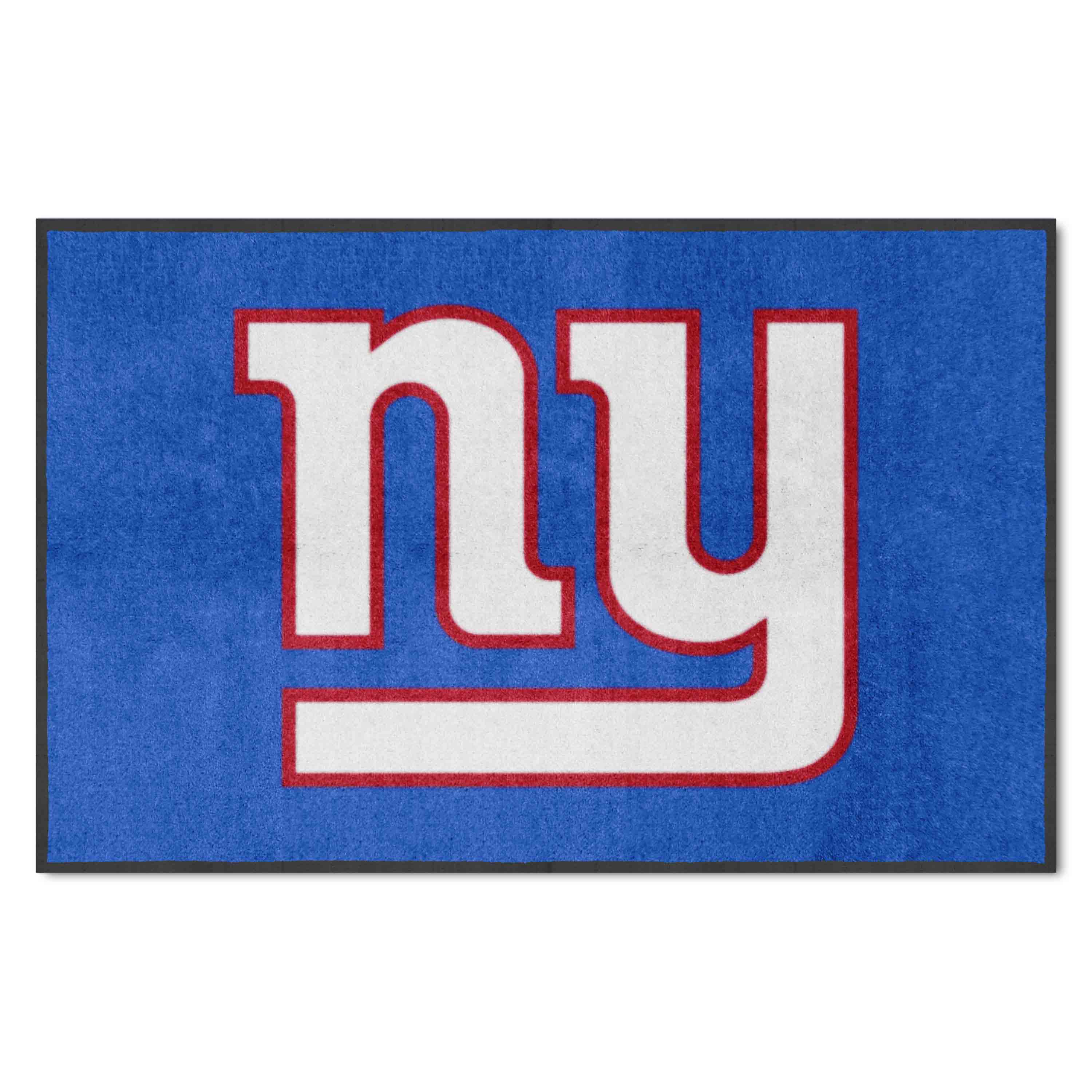 New York Giants 4X6 High-Traffic Mat with Durable Rubber Backing - Landscape Orientation - New York Giants