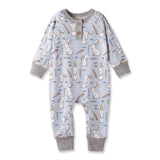 Cottontail Crew Bamboo Henley Easter Romper for Baby - Tesa Babe - Flyclothing LLC