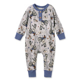 Western Cowboy Rodeo Henley Baby Romper - Bamboo - Tesa Babe - Flyclothing LLC