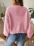 Open Front Long Sleeve Cardigan - Trendsi