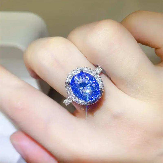 5 Carat Moissanite 925 Sterling Silver Ring - Trendsi - Flyclothing LLC