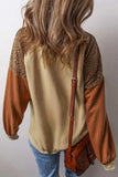 Color Block Long Sleeve Sweatshirt - Trendsi - Flyclothing LLC