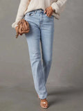 High Rise Jeans with Pockets - Trendsi