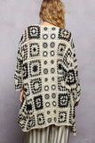 POL Open Front Crochet Cardigan with Granny Square Pattern - Trendsi - Flyclothing LLC
