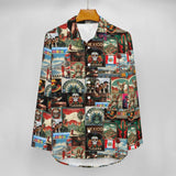 Baha Ranch Colores de Mexico Destination Mexico Button Up Shirt