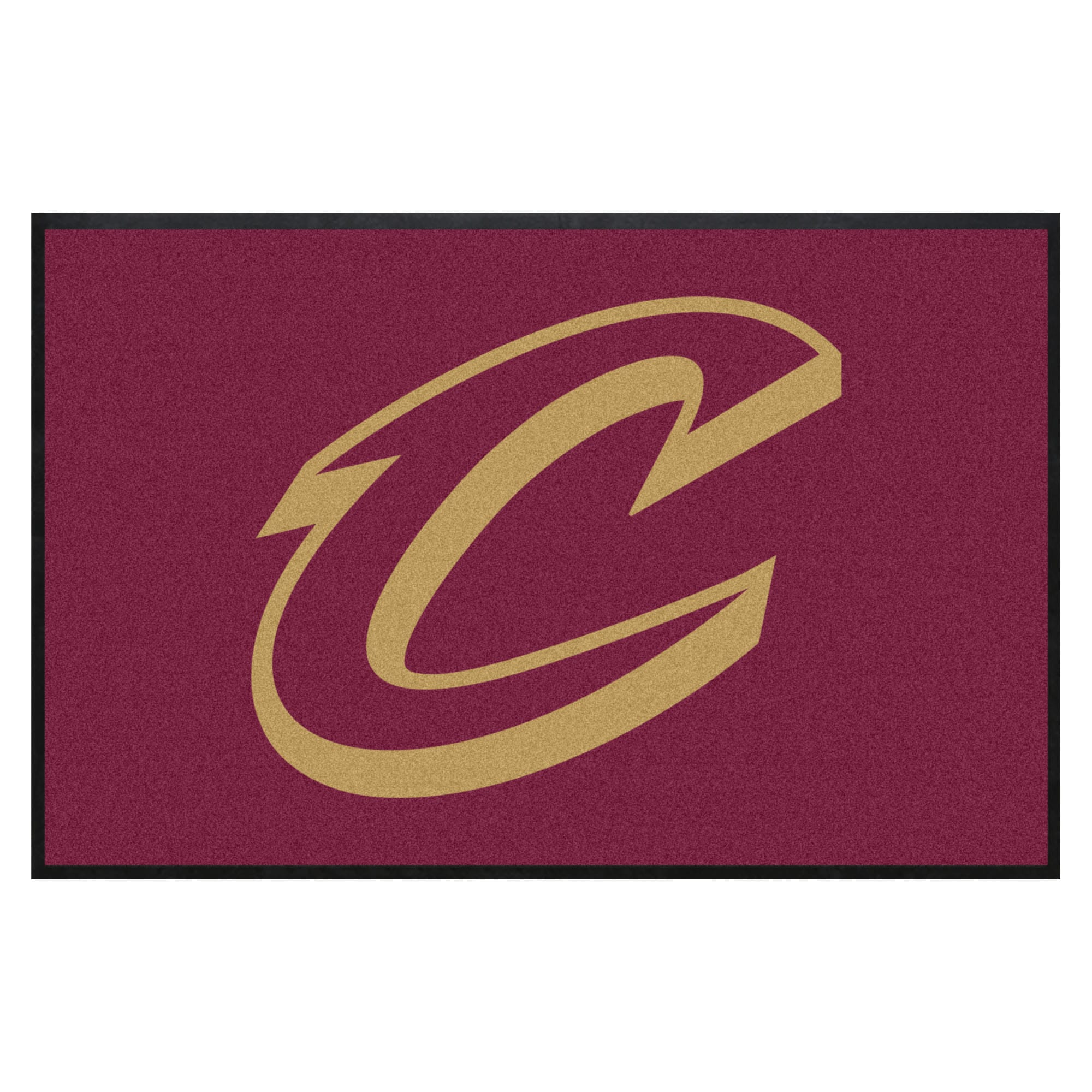 Cleveland Cavaliers 4X6 High-Traffic Mat with Durable Rubber Backing - Landscape Orientation - Cleveland Cavaliers