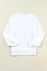 US Flag Round Neck Long Sleeve Sweatshirt - Trendsi - Flyclothing LLC