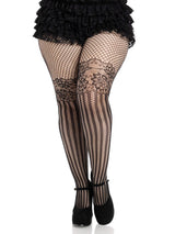 Harlow Net Striped Tights