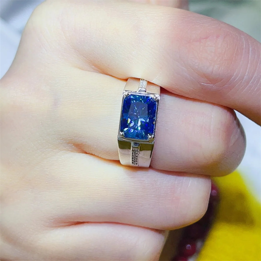 2 Carat Moissanite 925 Sterling Silver Ring - Trendsi - Flyclothing LLC