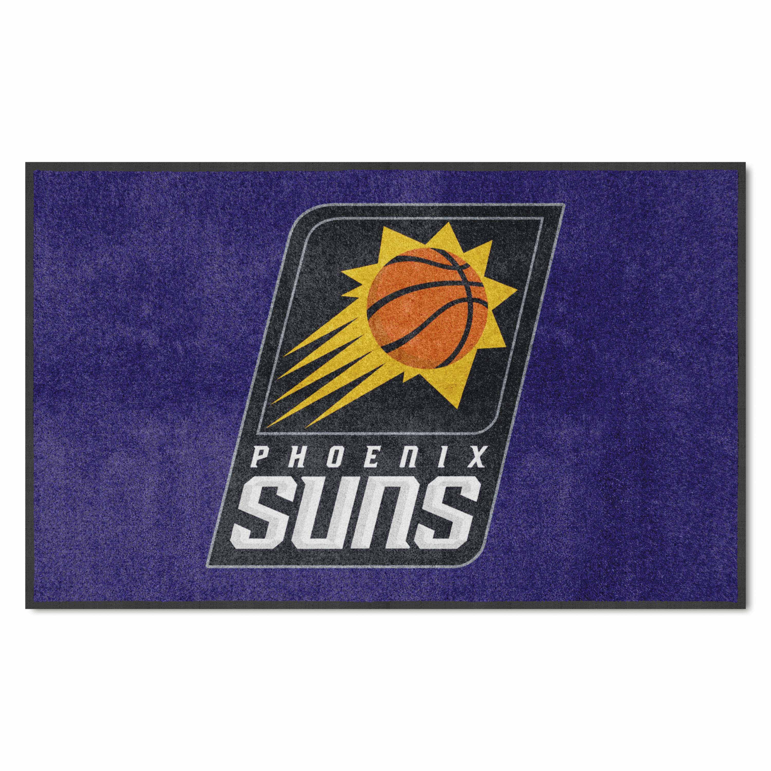 Phoenix Suns 4X6 High-Traffic Mat with Durable Rubber Backing - Landscape Orientation - Phoenix Suns