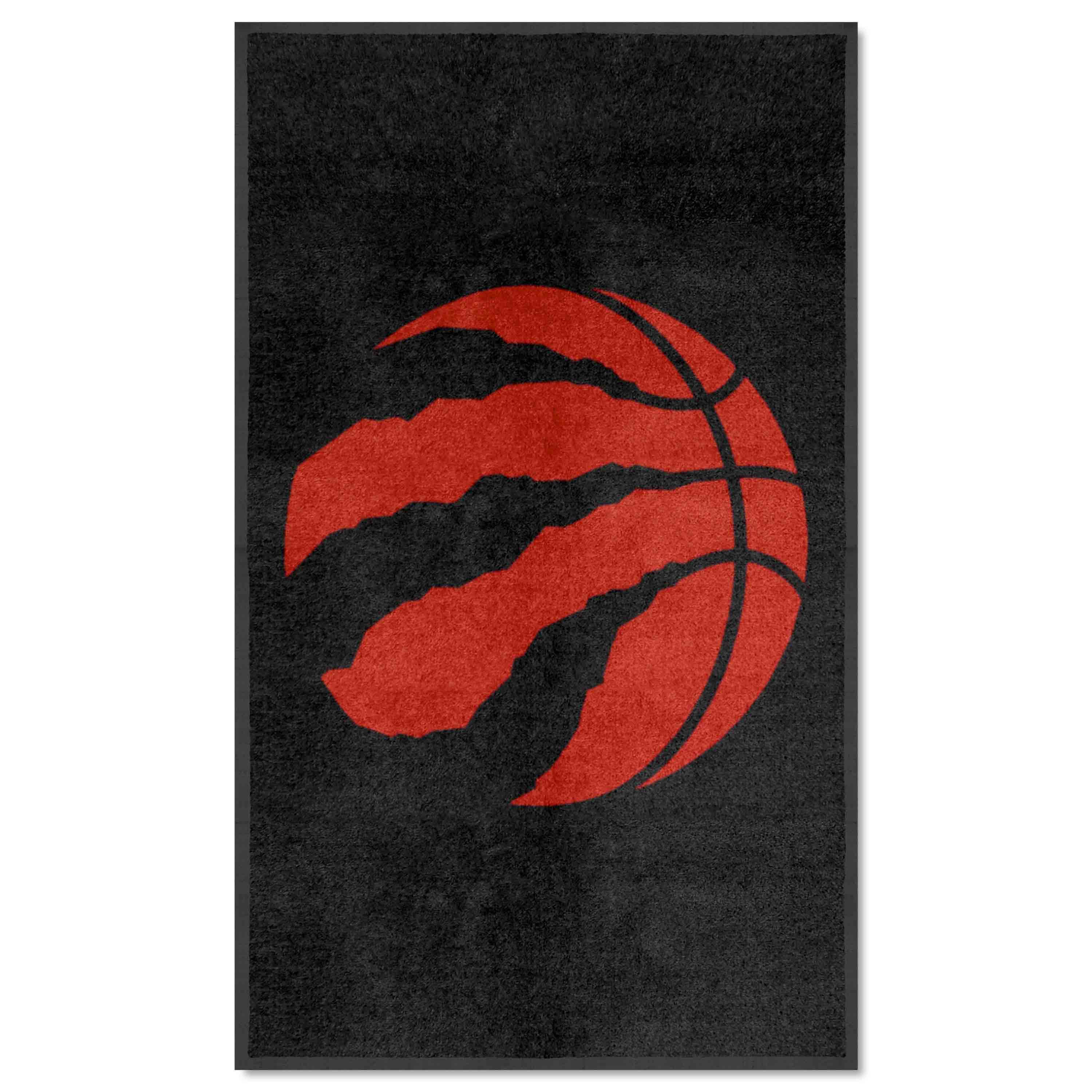 Toronto Raptors 3X5 High-Traffic Mat with Durable Rubber Backing - Portrait Orientation