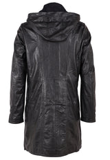 Varja CF Leather Jacket, Black