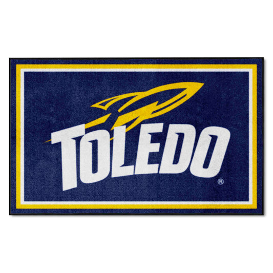 Toledo Rockets 4ft. x 6ft. Plush Area Rug