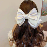 Bow Cloth Hair Clip - Trendsi - Flyclothing LLC