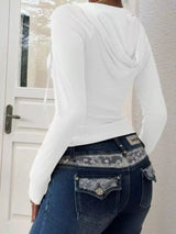 Ribbed Knit Cropped Zip-Up Outerwear - Trendsi - Flyclothing LLC